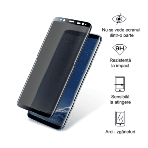 Folie Privacy Samsung Galaxy S8+ de sticla 9H