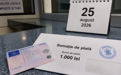 Amenzile neplătite vor duce la suspendarea permisului de conducere din august 2026