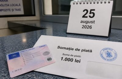 Amenzile neplătite vor duce la suspendarea permisului de conducere din august 2026