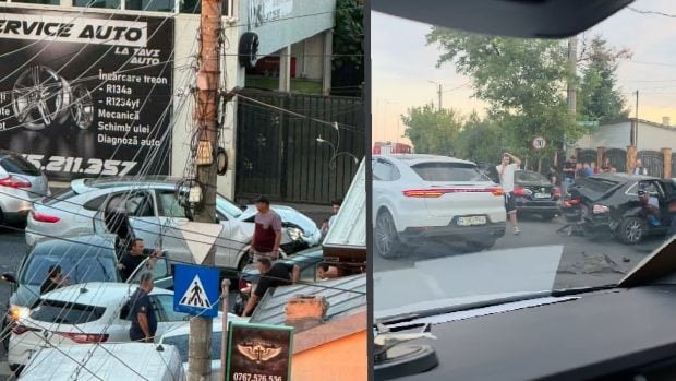 Patru persoane au fost rănite într-un accident provocat de un adolescent de 17 ani în București