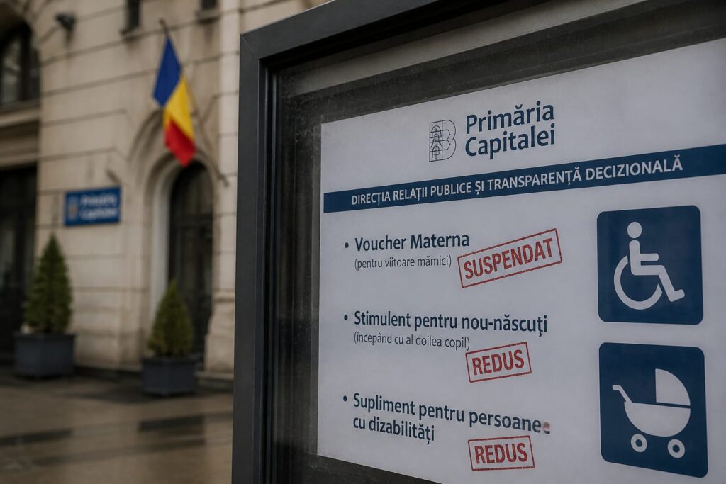 Primăria Capitalei propune tăierea unor ajutoare sociale pe fondul unor restanțe de 650 de milioane de lei