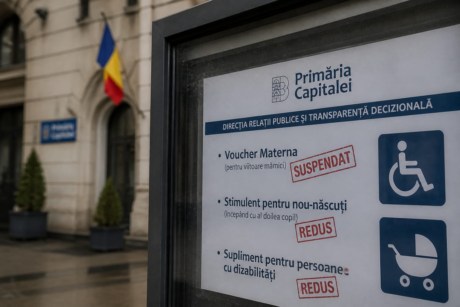 Primăria Capitalei propune tăierea unor ajutoare sociale pe fondul unor restanțe de 650 de milioane de lei