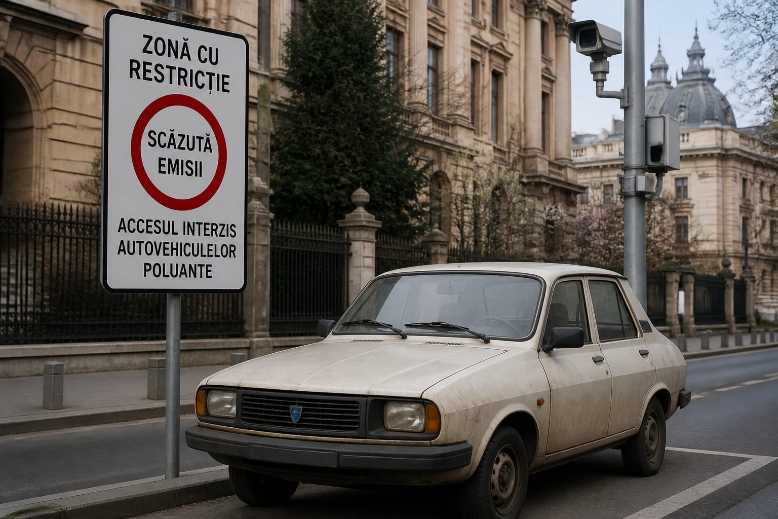 Primăriile din marile orașe au termen până în august 2027 să taxeze sau să interzică mașinile vechi în centru