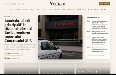 Veritate.ro propune știri scrise integral de AI, cu separarea strictă dintre fapte și interpretări